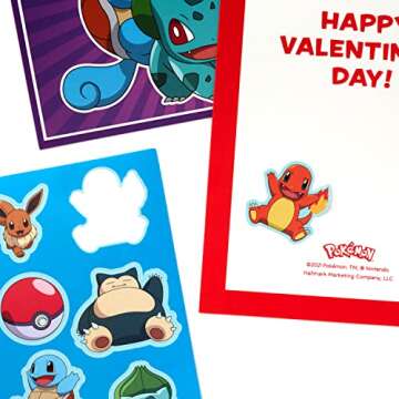 Hallmark Pokémon Valentine’s Day Cards for Kids - 24 Pack