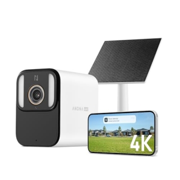 Anona Aurora 4K Security Camera Outdoor with Solar Power & AI Detection