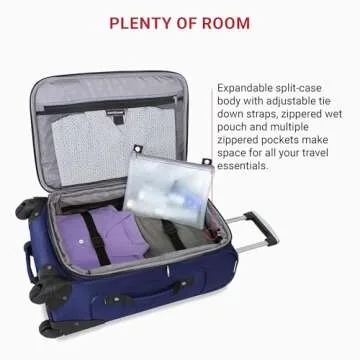 SwissGear Sion Expandable Carry-On Luggage in Blue