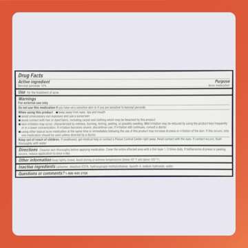 Rugby Benzoyl Peroxide Acne Gel, 10% - 3 Pack