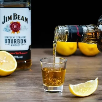 BCnmviku Shot Glass Set - 4 Heavy Base Glasses