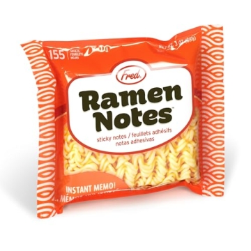 Genuine Fred Ramen Notes - Fun Sticky Note Pad for Gifts