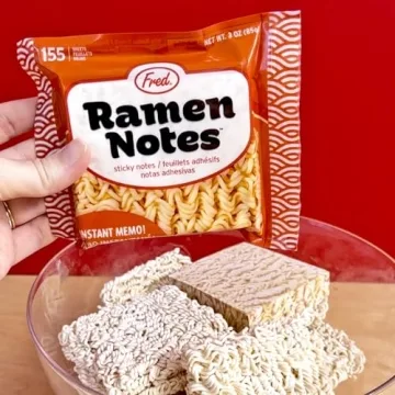 Genuine Fred Ramen Notes - Fun Sticky Note Pad for Gifts