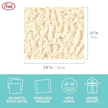 Genuine Fred Ramen Notes - Fun Sticky Note Pad for Gifts