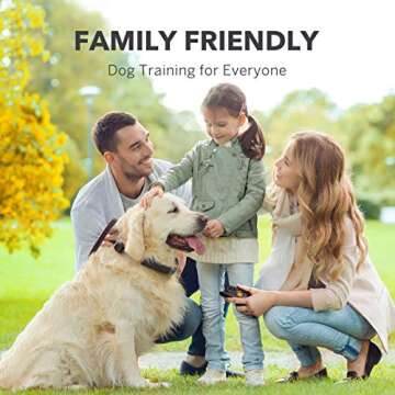 DOG CARE Dog Training Collar with Remote - Rechargeable Training Collar for Small Medium Large Dogs ...