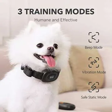 DOG CARE Dog Training Collar with Remote - Rechargeable Training Collar for Small Medium Large Dogs with Beep, Vibration, and Shock Training Modes, Rainproof E-Collar with Security Lock