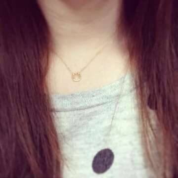 Message Card Bar Pendant Necklace for Women Friendship Horseshoe Good Luck Elephant Pendant Chain Necklace with Gift Card