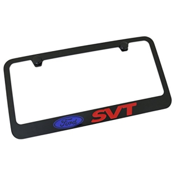 Elite Automotive Products, Inc.Black Fill License Plate Frame for Ford SVT (Red)