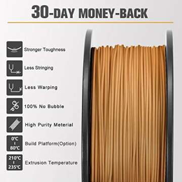 SUNLU PLA Plus Filament – 1KG Premium Quality 3D Printing