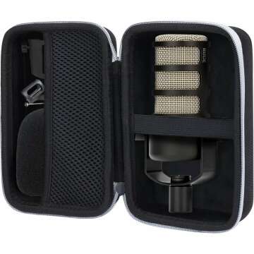 co2CREA Hard Case for Rode PodMic Microphone