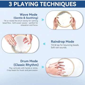 Ocean Drum Sea Drum for Relaxation and Stress Relief