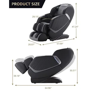 CareTech Full Body Massage Chair with Bluetooth & Heat