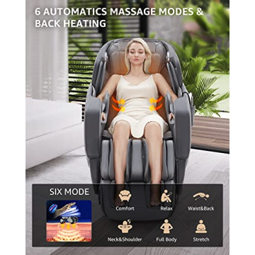 CareTech Full Body Massage Chair with Bluetooth & Heat