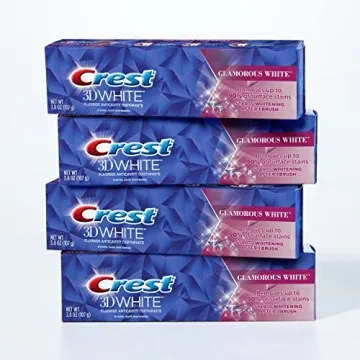 Crest 3D Glamorous White Toothpaste - Pack of 4