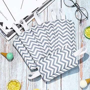 6 Pieces Door Silencer Door Jammer Door Closer Cushion with Elastic Straps Nursery Door Stopper for Reducing Noise Quiet Doors (Grey V-Shaped)