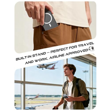 Versatile MagSafe Charger with Foldable Stand and Fast Charging