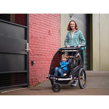Burley Encore X 2 Seat Kids Bike Trailer & Stroller