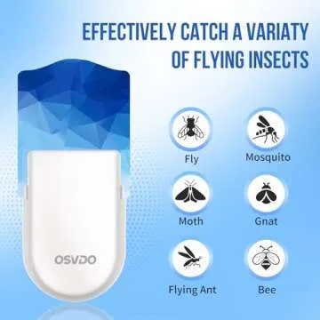Flying Insect Trap with Blue Light for Indoor Use