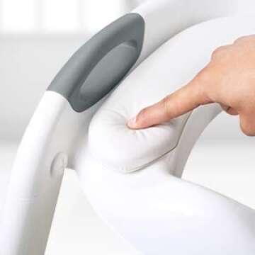 Toilet Potty Training Seat with Step Stool Ladder,711TEK Potty Training Toilet for Kids Boys Girls Toddlers-Comfortable Safe Potty Seat with Anti-Slip Pads Ladder(Grey)