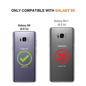 MOSNOVO Galaxy S8 Case, Galaxy S8 Clear Case, Tropical Succulents Pattern Clear Design Printed Transparent Plastic Hard Back Case with TPU Bumper Protective Case Cover for Samsung Galaxy S8 (2017)