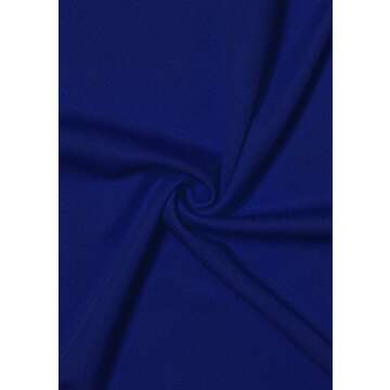 CLOVERY Functional Coolmax Moisture Wicking Short Sleeve Zipup Polo Shirt Cobalt 3XL