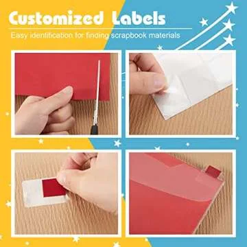 Henoyso 24 Pcs Paper Storage Organizers for Crafting