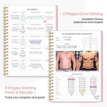 Fitness Workout Journal for Tracking and Achieving Goals