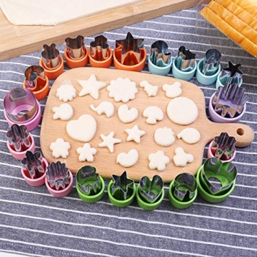 Stainless Steel Vegetable Cutters Set for Kids 20pcs
