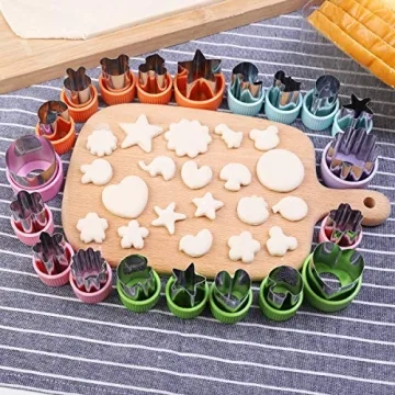 Stainless Steel Vegetable Cutters Set for Kids 20pcs