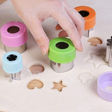 Stainless Steel Vegetable Cutters Set for Kids 20pcs