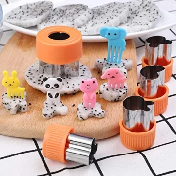 Stainless Steel Vegetable Cutters Set for Kids 20pcs