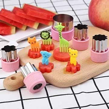 Stainless Steel Vegetable Cutters Set for Kids 20pcs