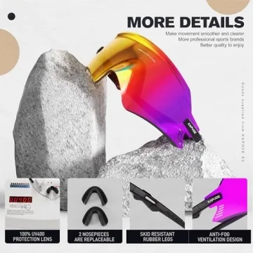 KAPVOE Eagle Beak Sports Sunglasses for Outdoor Activities