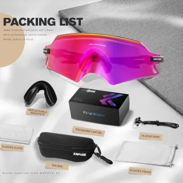 KAPVOE Eagle Beak Sports Sunglasses for Outdoor Activities