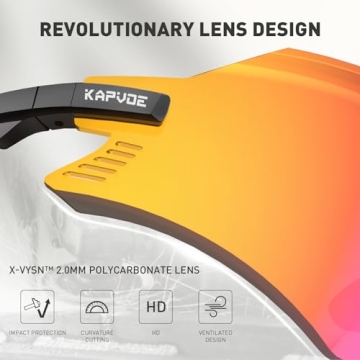 KAPVOE Eagle Beak Sports Sunglasses for Outdoor Activities