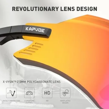 KAPVOE Eagle Beak Sports Sunglasses for Outdoor Activities