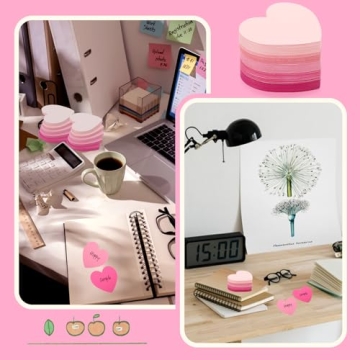 150 Pcs Heart Index Cards - Cute and Functional Note Cards