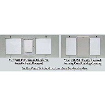 Ideal Pet Aluminum Sash Window Pet Door for Small Pets