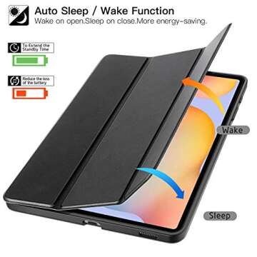 ZtotopCases Galaxy Tab S6 Lite Case with Pen Holder