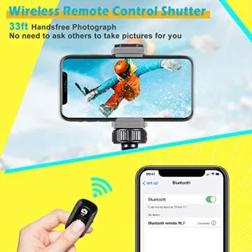 Torjim 67" Phone Tripod - Versatile & Portable for All