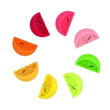 TrueZoo Silicone Drink Charms, Identifier for Drinks, Cocktails, Dinner, Birthday, Wedding, Bachelor Bachelorette Party, Holiday, Game Nights, Movie Night, Picnic, Outdoor, Pool Parties, Home Bar