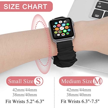 MEULOT Scrunchie Watch Bands for Apple Watch - Stylish & Comfortable