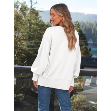 Trendy Queen Oversized Crewneck Sweatshirt for Women