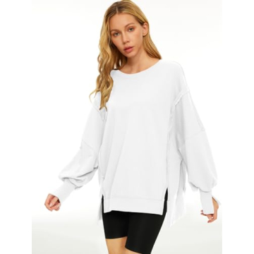Trendy Queen Oversized Crewneck Sweatshirt for Women