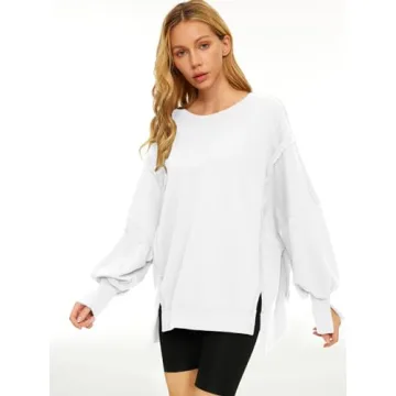 Trendy Queen Oversized Crewneck Sweatshirt for Women