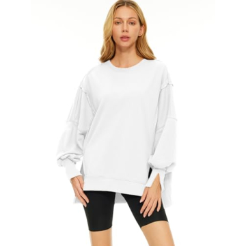 Trendy Queen Oversized Crewneck Sweatshirt for Women