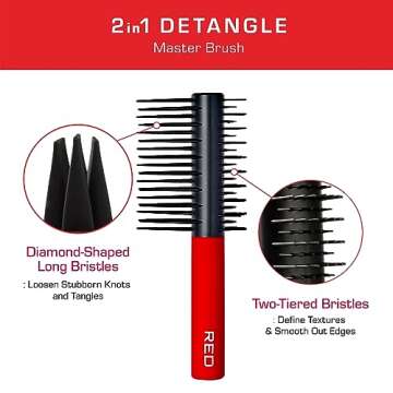 RED by Kiss Detangling Hair Brush for All Hair Types