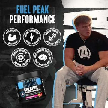 Animal Creatine Chews - Enhanced Creatine Monohydrate Chewable Tablets with AstraGin & Sea Salt, Max Absorption, Pre Post-Workout Support, Muscle Pump, Strength & Recovery for Men & Women, Fruit Punch