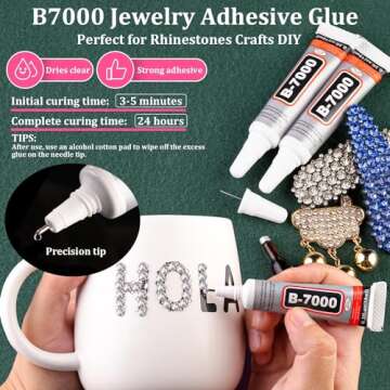 Resin Rhinestones for Crafting with B7000 Glue