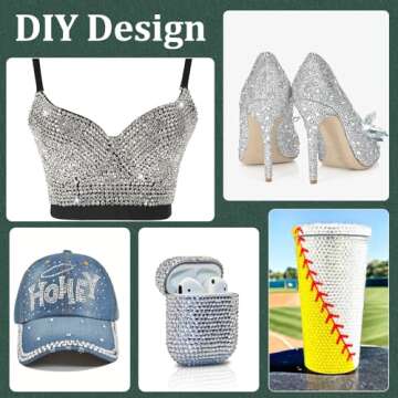 Resin Rhinestones for Crafting with B7000 Glue